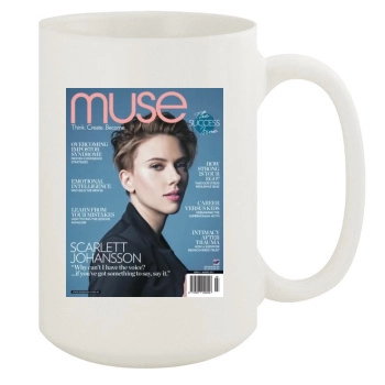 Scarlett Johansson 15oz White Mug