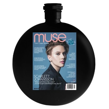 Scarlett Johansson Round Flask