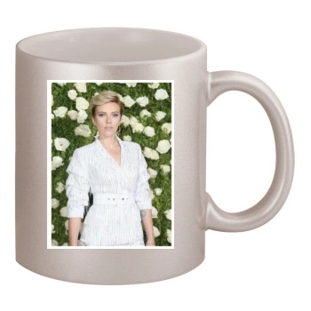 Scarlett Johansson 11oz Metallic Silver Mug