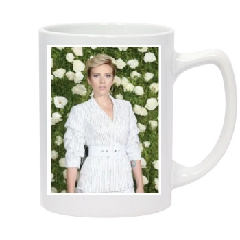 Scarlett Johansson 14oz White Statesman Mug