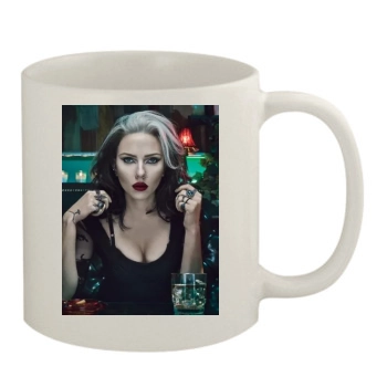 Scarlett Johansson 11oz White Mug