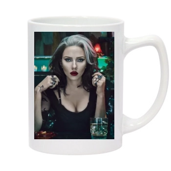 Scarlett Johansson 14oz White Statesman Mug