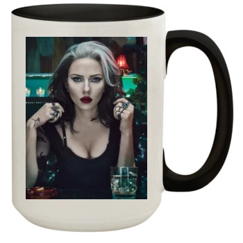 Scarlett Johansson 15oz Colored Inner & Handle Mug