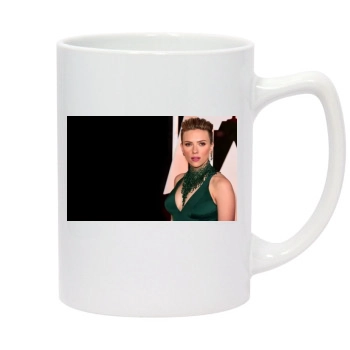 Scarlett Johansson 14oz White Statesman Mug