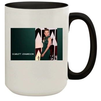 Scarlett Johansson 15oz Colored Inner & Handle Mug