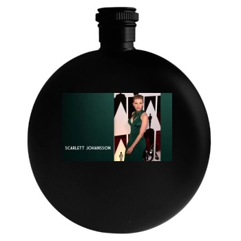 Scarlett Johansson Round Flask