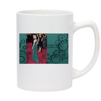 Scarlett Johansson 14oz White Statesman Mug