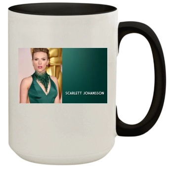 Scarlett Johansson 15oz Colored Inner & Handle Mug