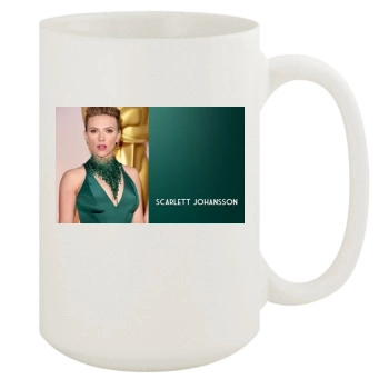 Scarlett Johansson 15oz White Mug