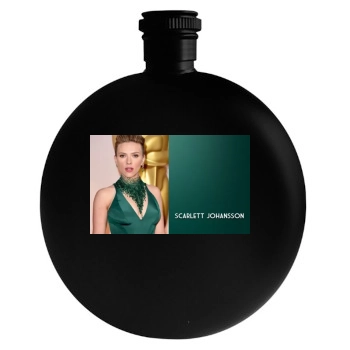 Scarlett Johansson Round Flask