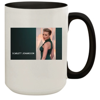 Scarlett Johansson 15oz Colored Inner & Handle Mug