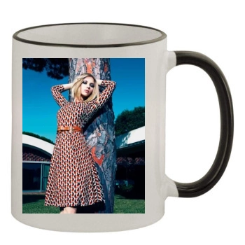 Scarlett Johansson 11oz Colored Rim & Handle Mug