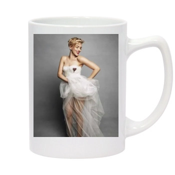 Scarlett Johansson 14oz White Statesman Mug