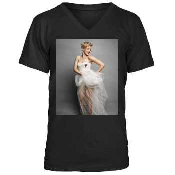 Scarlett Johansson Men's V-Neck T-Shirt