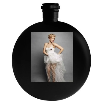 Scarlett Johansson Round Flask