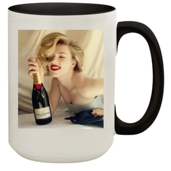 Scarlett Johansson 15oz Colored Inner & Handle Mug