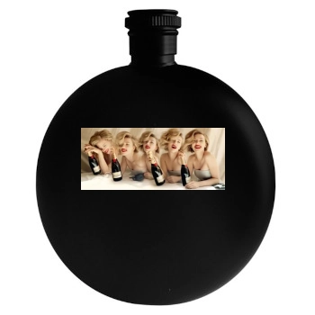 Scarlett Johansson Round Flask