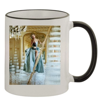 Scarlett Johansson 11oz Colored Rim & Handle Mug