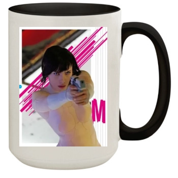 Scarlett Johansson 15oz Colored Inner & Handle Mug