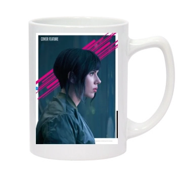 Scarlett Johansson 14oz White Statesman Mug