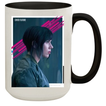 Scarlett Johansson 15oz Colored Inner & Handle Mug