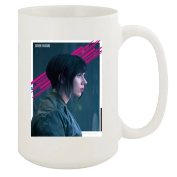 Scarlett Johansson 15oz White Mug