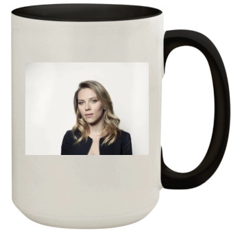 Scarlett Johansson 15oz Colored Inner & Handle Mug