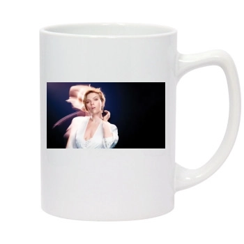 Scarlett Johansson 14oz White Statesman Mug