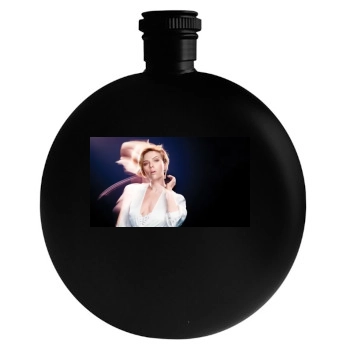 Scarlett Johansson Round Flask