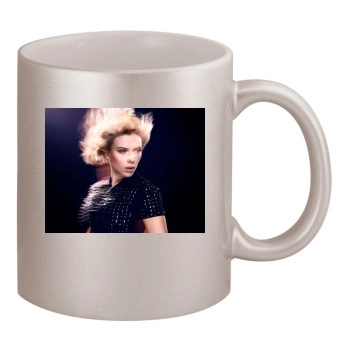 Scarlett Johansson 11oz Metallic Silver Mug