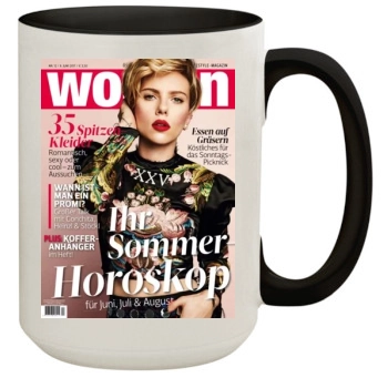 Scarlett Johansson 15oz Colored Inner & Handle Mug