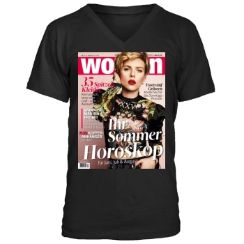 Scarlett Johansson Men's V-Neck T-Shirt