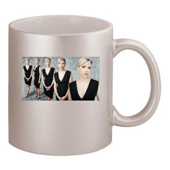 Scarlett Johansson 11oz Metallic Silver Mug