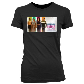 Guddiyan Patole (2019) Women's Junior Cut Crewneck T-Shirt