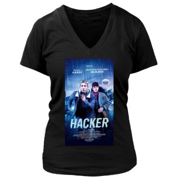 Hacker (2019) Women's Deep V-Neck TShirt