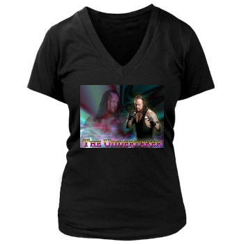 The Undertaker Women's Deep V-Neck TShirt