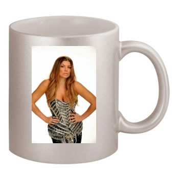 Fergie 11oz Metallic Silver Mug