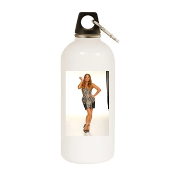 Fergie White Water Bottle With Carabiner