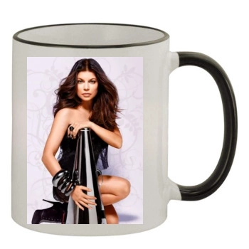 Fergie 11oz Colored Rim & Handle Mug