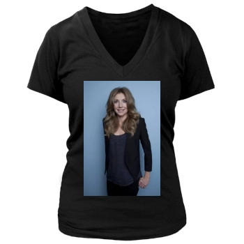 Sarah Chalke Women's Deep V-Neck TShirt