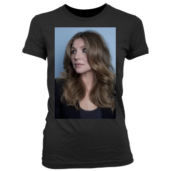 Sarah Chalke Women's Junior Cut Crewneck T-Shirt