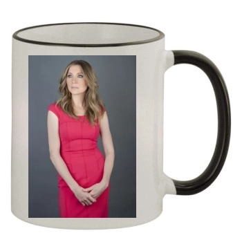 Sarah Chalke 11oz Colored Rim & Handle Mug