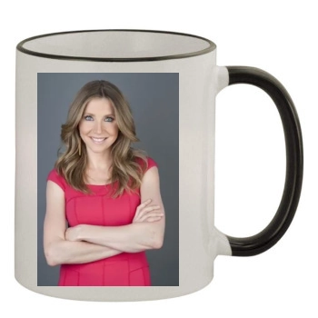 Sarah Chalke 11oz Colored Rim & Handle Mug