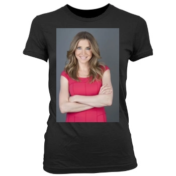 Sarah Chalke Women's Junior Cut Crewneck T-Shirt