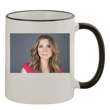 Sarah Chalke 11oz Colored Rim & Handle Mug