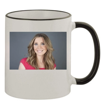 Sarah Chalke 11oz Colored Rim & Handle Mug