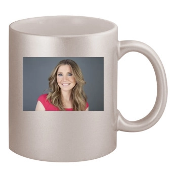 Sarah Chalke 11oz Metallic Silver Mug