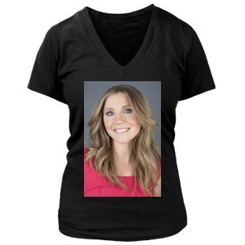 Sarah Chalke Women's Deep V-Neck TShirt