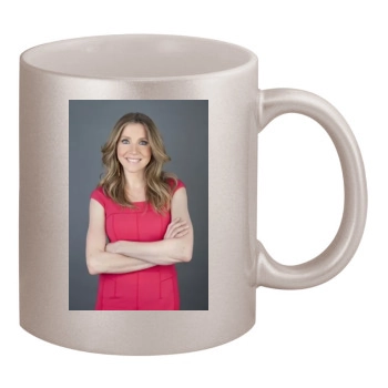 Sarah Chalke 11oz Metallic Silver Mug