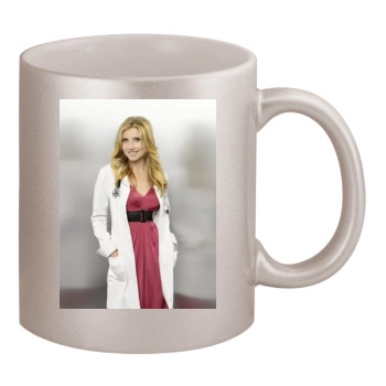 Sarah Chalke 11oz Metallic Silver Mug